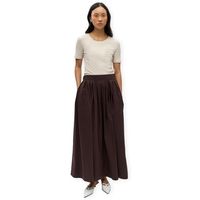 object falda paige hw skirt - chocolate plum para mujer