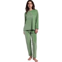 admas chandal pijama pantalon top manga larga adm home para mujer
