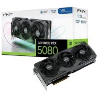 pny geforce rtx 5080 overclocked triple fan 16gb gddr7 reflex 2 rtx ai dlss4