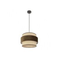 colgante reyes 1xe27 marronnatural-marron regx40x40 cm