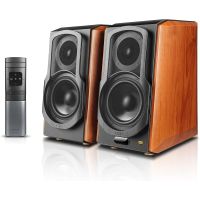 edifier s1000w altavoces activos con wifibluetooth marrones