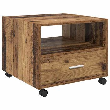 Mesa De Café Madera Envejecida 55 X 55 X 45cm Vidaxl