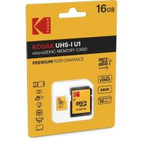 tarjeta microsdhc kodak premium performance 16gb clase 10 uhs-i