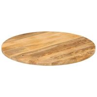 tablero de mesa  tablero escritorio redondo madera maciza de mango o 70x38 cm