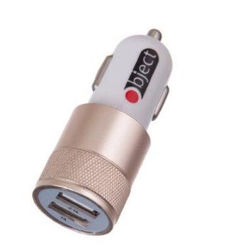 Aliminium Dual Adaptor Gold