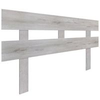 dhome cabecero artico 140cm horizontal estilo valla con patas madera reciclada dm herrajes incluidos 140cm horizontal valla artico