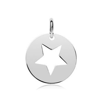 Colgante estrella plata 925