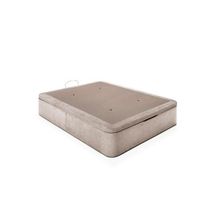 bezen canape tela deluxe  color beige  35 cm de alto  tapizado en tela  105x190 cm