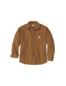 Camisa Carhartt Quilted Snap Front Marrón