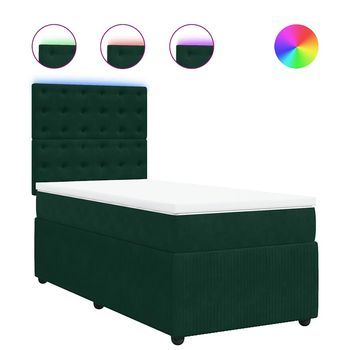 Cama Tapizada 190x90x150,5 Cm Tejido - Verde