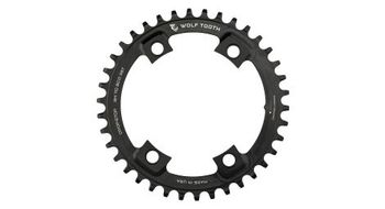 Wolf tooth 110 bcd plato asimetrico shimano de 4 tornillos drop stop b negro