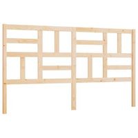 cabecero cama mueble de dormitorio de cama madera maciza de pino 186 x 4 x 104 cm marron m020005084
