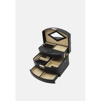 francinel bolso de mano joyero 3 cajones automatico negro para mujer