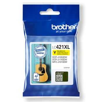 Brother LC421XLY Yellow Original High Capacity Ink Cartridge