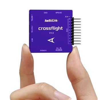 Controlador de vuelo Radiolink Crossflight 2-12S 10 PWM FC con módulo OSD para dron de carreras FPV, coche RC, barco