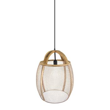 ABRILA Colgante Natural Modelo Coimbra Marron 1 Luz