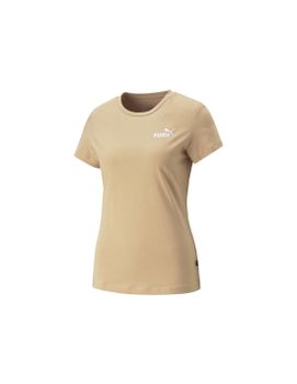 Camiseta Puma Essentials+ Embroidery Mujer Dusty Tan