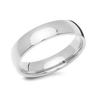 anillo de acero inoxidable pulido de alta calidad