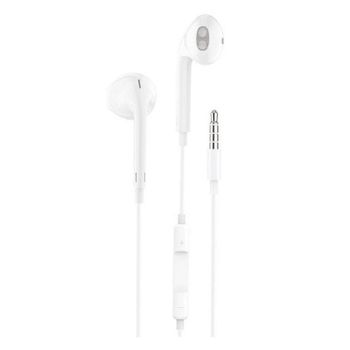 Tech One Tech Eartech Tec1001 Auriculares con Micrófono Jack 3.5mm Blancos