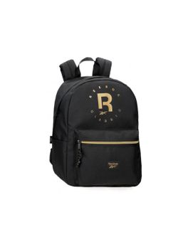 Mochila 43Cm. Reebok Gold Negro