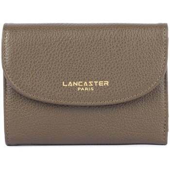 LANCASTER Cartera Cartera doble con solapa y botón Duna Caqui para mujer
