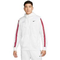 nike chaqueta deporte veste de survetement sportswear repeat blanche para mujer