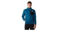 the north face crest fleece jacket azul hombre