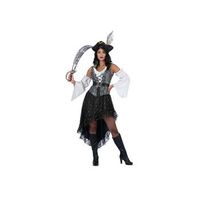 disfraz tesoro de alta mar m vestido sombrero cinturon y mangas viving costumes - 209781