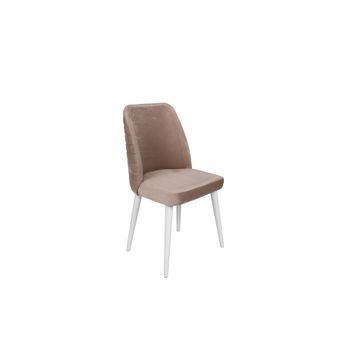 Set 2 Sillas Tutku-324 V2 Blanco Beige