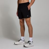 pantalon corto tejido con tiro de 13cm active para hombre de mp - negro - xs