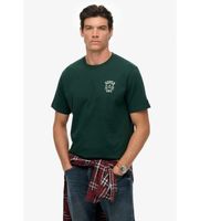 superdry para hombre m1012283a camiseta athletic club verde m casual algodon manga corta