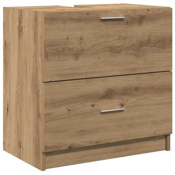 Gabinete De Baño Roble Artisan 59 X 37 X 59 Cm Vidaxl