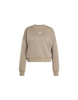 sudadera adidas essentials small logo feel cozy mujer khakiblanco