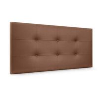 cabecero de polipiel capitone 90x60cm camas 8090 - arcilla
