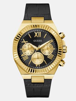 Reloj Multifunción Combinado Con Piel 44 Mm