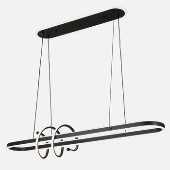 Fabrilamp Colgante Paper Negro 185w 3000 4000 6000k 16380lm C Luz Ambiente