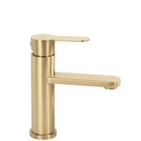 grifo de lavabo arcos brush gold low