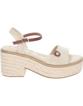 Sandalias Veganas De Tacón Para Mujer Refresh 172578 Beige 39