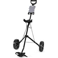 carrito de golf con 2 ruedas carro de golf plegable estructura costway 140 x 64 x 113 cm