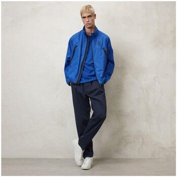Blauer Cortaviento Giubbini Corti Nastrat para hombre