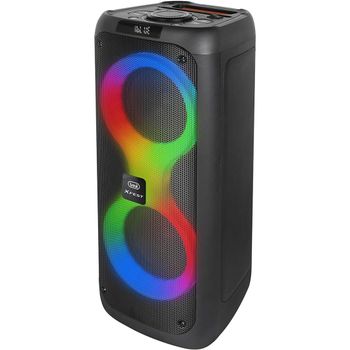 Altavoz Bluetooth Trevi XFest XF 480 KB portátil 35 W, micrófono dinámico con Cable Incluido para Karaoke, USB, Micro SD, AUX-IN, función TWS, batería integrada