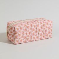 neceser con estampado rosa blush