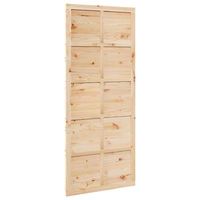 puerta corrediza natural 80 x 25 x 208 cm vidaxl