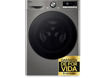 Lavadora carga frontal - LG F4WR7009AGS, Serie 700, 9 kg, 1400 rpm, 14 Programas, AI Direct Drive™, TurboWash™360˚, Inox