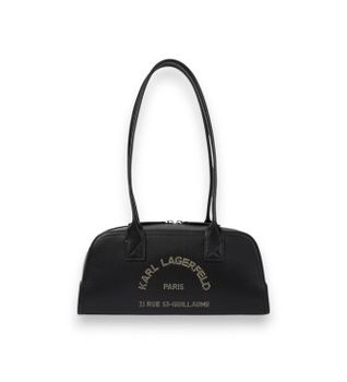 Karl Lagerfeld para mujer. B4W30060 Bolso Daily East Zip negro (OSFA), Casual, Piel