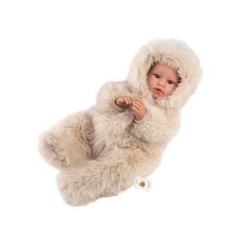 Muñeco Leo Lloron Con Buzo De Peluche 45 Cm. Cuerpo De Tela Y Mecanismo De Sonido