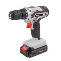 taladro destornillador electrico powerplus 16 v con bateria 1300 mah 2 velocidades 19x20x8 cm