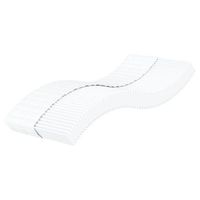 colchon de espuma dureza h2 h3 blanco 80x210 cm vidaxl