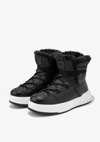 botas con forro calido court bomb v2 black - negro