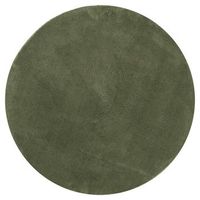 alfombra pelo corto suave lavable huarte verde bosque o 120 cm vidaxl